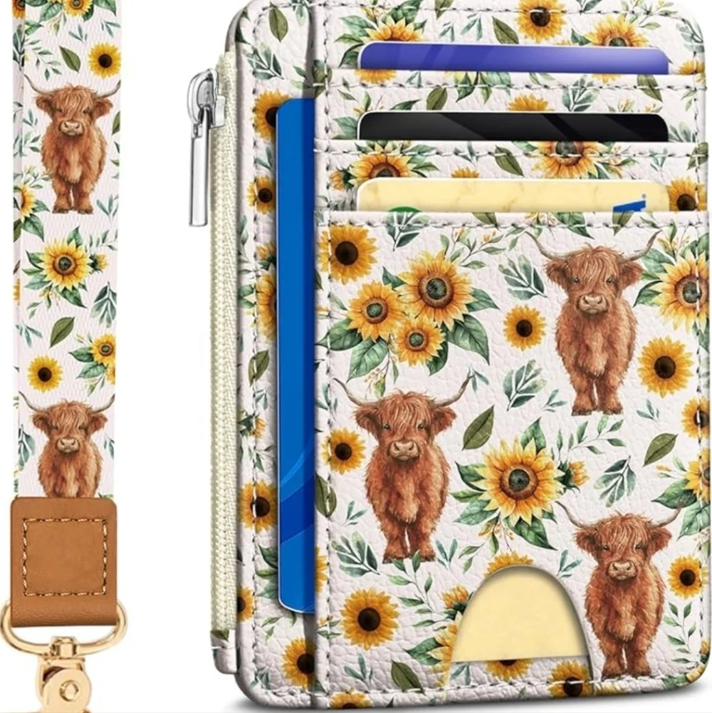 Floral Pattern Phone Case with Strap